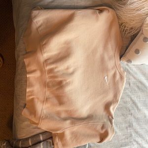 slightly cropped nike crew